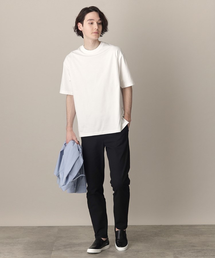 ザ ショップ ティーケー（メンズ）(THE SHOP TK(Men))の【接触冷感／ストレッチ／ビジネスシーンに対応可能】7DAYSヘリンボンパンツCOOL32