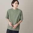 ザ ショップ ティーケー（メンズ）(THE SHOP TK(Men))のCAVEメッシュ半袖Tシャツ カーキ(029)