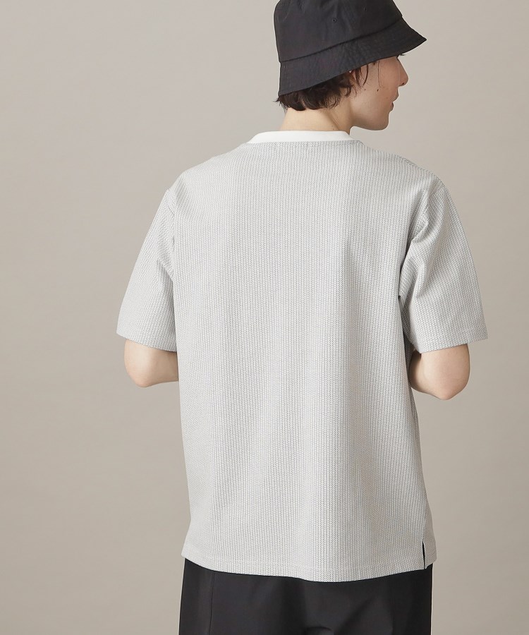 ザ ショップ ティーケー（メンズ）(THE SHOP TK(Men))のカットジャガード半袖Tシャツ9