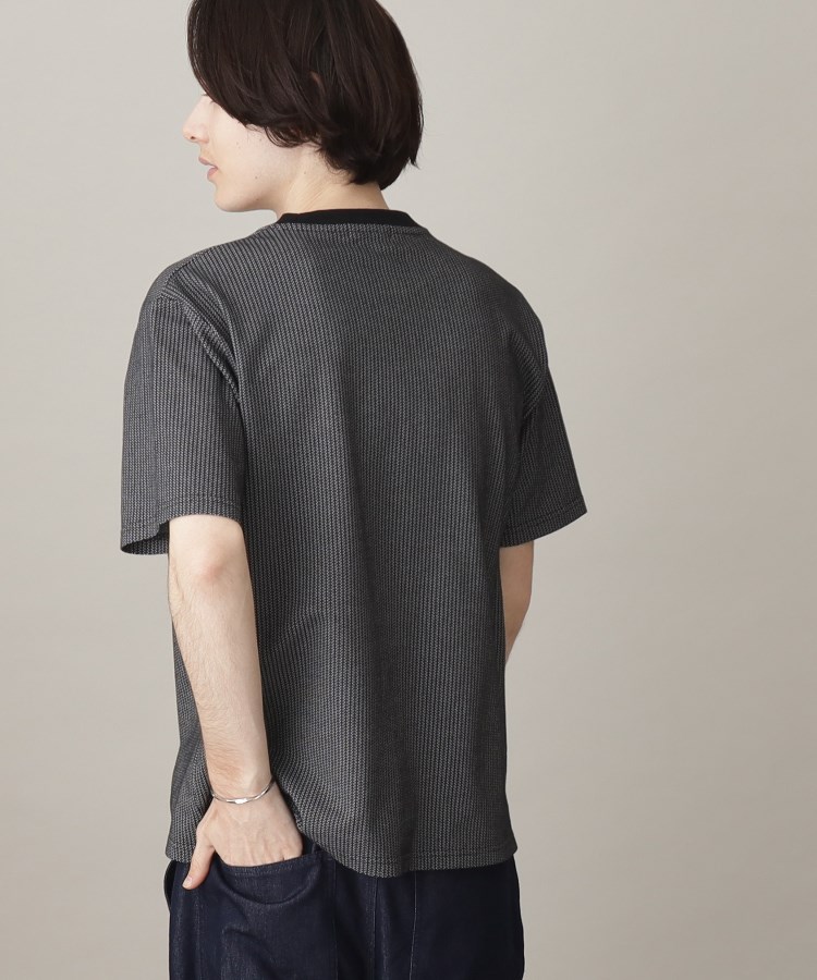 ザ ショップ ティーケー（メンズ）(THE SHOP TK(Men))のカットジャガード半袖Tシャツ13