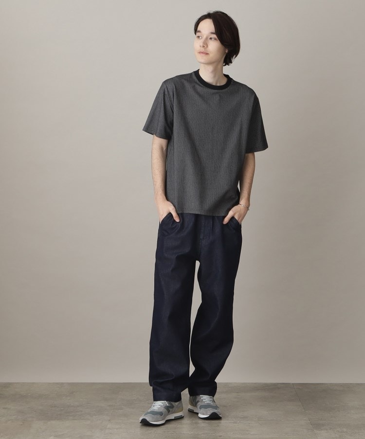 ザ ショップ ティーケー（メンズ）(THE SHOP TK(Men))のカットジャガード半袖Tシャツ14