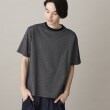 ザ ショップ ティーケー（メンズ）(THE SHOP TK(Men))のカットジャガード半袖Tシャツ ブラック(019)