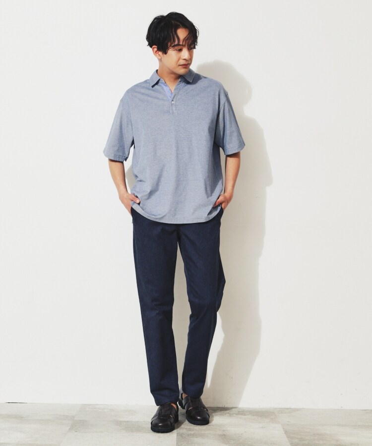 ザ ショップ ティーケー（メンズ）(THE SHOP TK(Men))の【親子リンク】シャンブレースキッパーカノコポロシャツ15