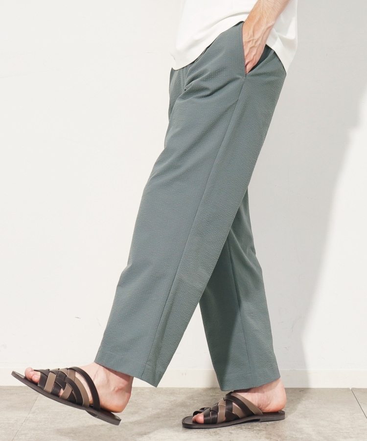 ザ ショップ ティーケー（メンズ）(THE SHOP TK(Men))の【セットアップ可】シアサッカーメッシュワイドイージーパンツ6