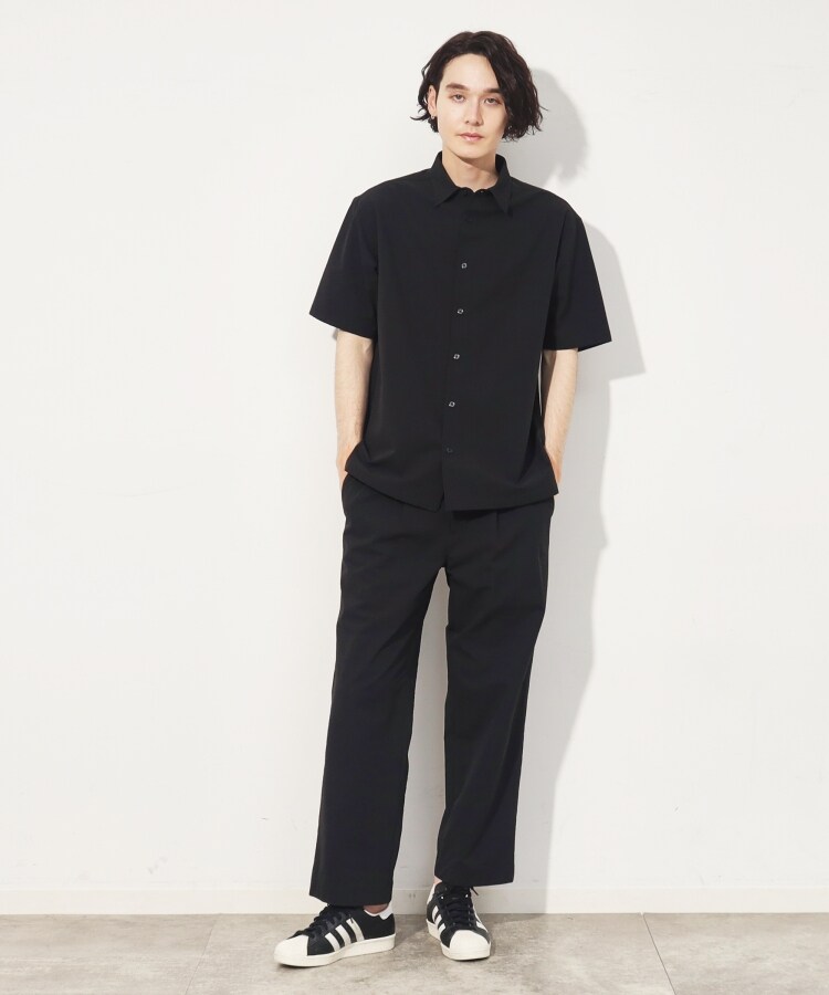 ザ ショップ ティーケー（メンズ）(THE SHOP TK(Men))の【セットアップ可】シアサッカーメッシュワイドイージーパンツ3