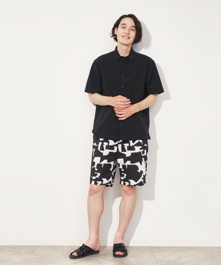 ザ ショップ ティーケー（メンズ）(THE SHOP TK(Men))のシアサッカーメッシュシャツ4