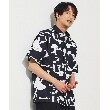 ザ ショップ ティーケー（メンズ）(THE SHOP TK(Men))のシアサッカーメッシュシャツ ブラック(619)