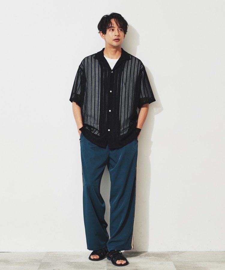 ザ ショップ ティーケー（メンズ）(THE SHOP TK(Men))のサイドライントラックパンツ3