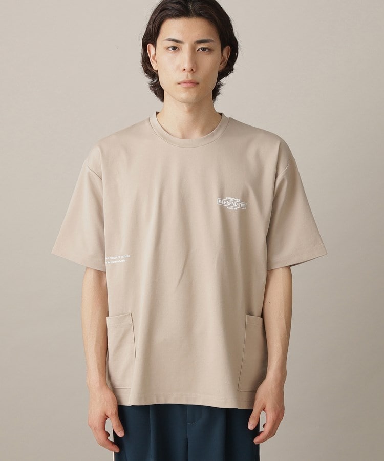 ザ ショップ ティーケー（メンズ）(THE SHOP TK(Men))の【接触冷感】ポンチマルチポケットTシャツ1