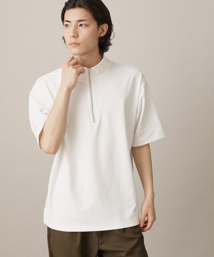 ザ ショップ ティーケー（メンズ）(THE SHOP TK(Men))の【接触冷感】ポンチハーフジッププルオーバー11