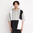 ザ ショップ ティーケー（メンズ）(THE SHOP TK(Men))のパネルブロッキング5分袖パーカー1