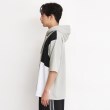 ザ ショップ ティーケー（メンズ）(THE SHOP TK(Men))のパネルブロッキング5分袖パーカー2