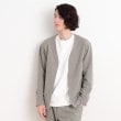 ザ ショップ ティーケー（メンズ）(THE SHOP TK(Men))の【CAVIAN/キャビアン】リサイクルシャークスキンノーカラーカーディガン セットアップ可 チャコールグレー(014)
