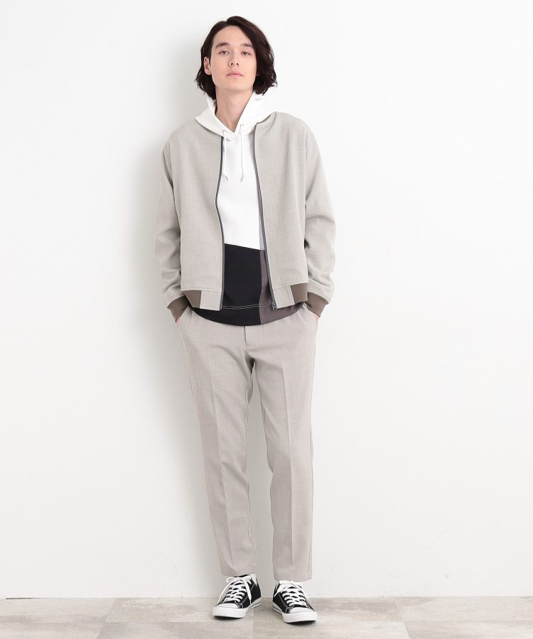 CAVIAN/キャビアン】リサイクルシャークスキンジップブルゾン CAVIAN/キャビアン】リサイクルシャークスキンジップブルゾン