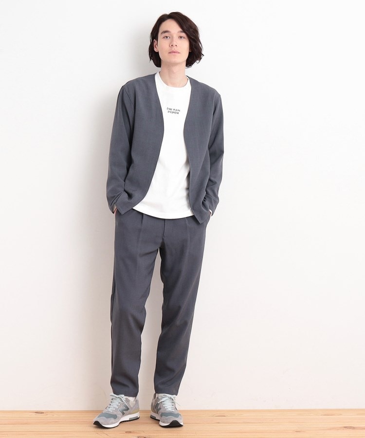 ザ ショップ ティーケー（メンズ）(THE SHOP TK(Men))の【CAVIAN/キャビアン】リサイクルシャークスキンイージーパンツ セットアップ可21
