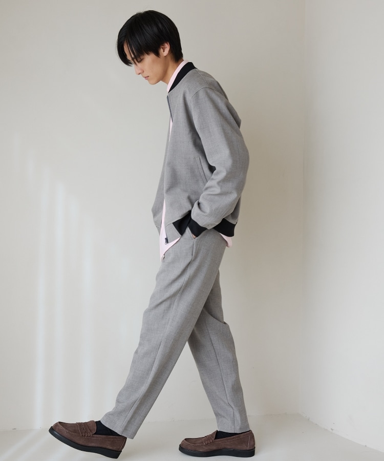 ザ ショップ ティーケー（メンズ）(THE SHOP TK(Men))の【CAVIAN/キャビアン】リサイクルシャークスキンイージーパンツ セットアップ可2