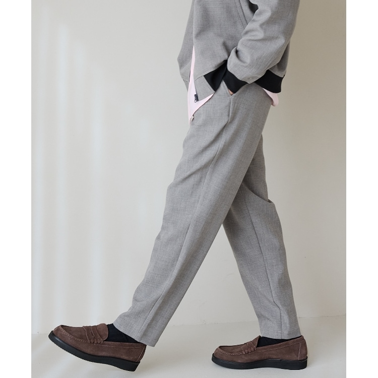 ザ ショップ ティーケー（メンズ）(THE SHOP TK(Men))の【CAVIAN/キャビアン】リサイクルシャークスキンイージーパンツ セットアップ可 フルレングスパンツ