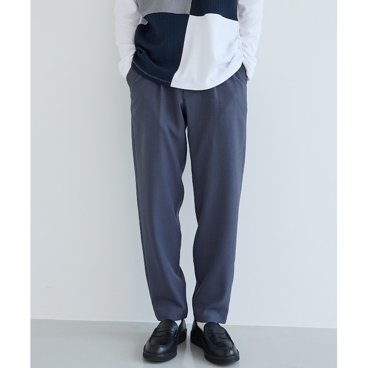 ザ ショップ ティーケー（メンズ）(THE SHOP TK(Men))の【CAVIAN/キャビアン】リサイクルシャークスキンイージーパンツ セットアップ可 フルレングスパンツ