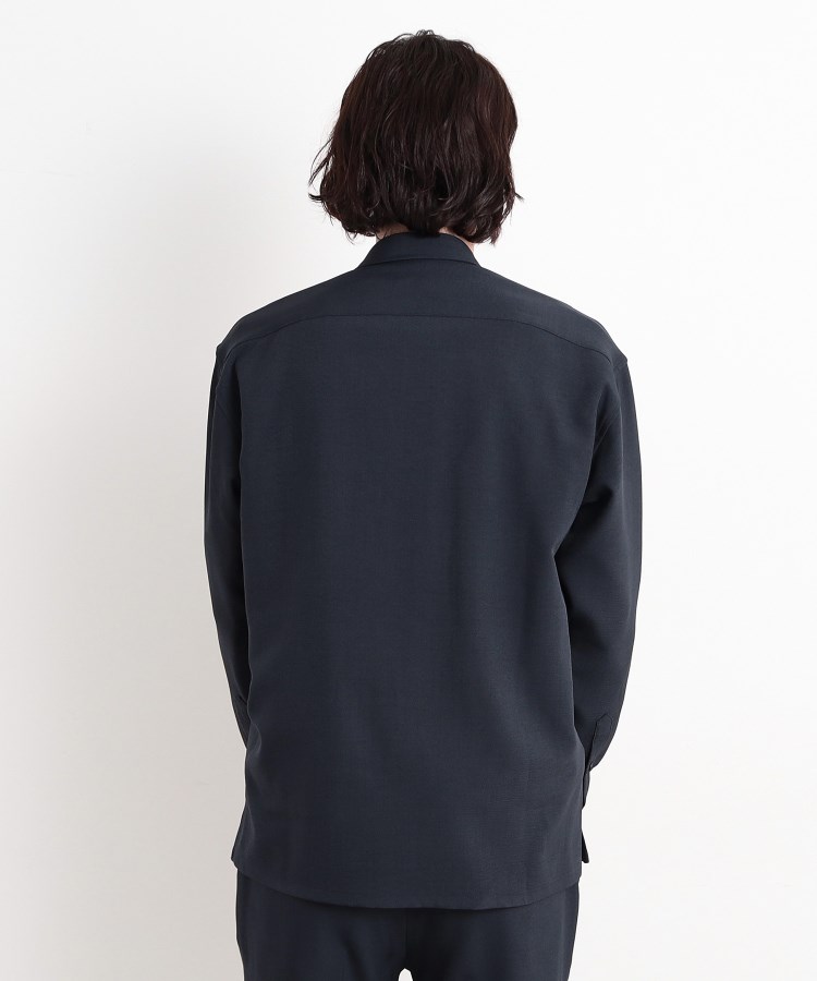 ザ ショップ ティーケー（メンズ）(THE SHOP TK(Men))の【CAVIAN/キャビアン】リサイクルシャークスキンダブルフラップシャツ セットアップ可13