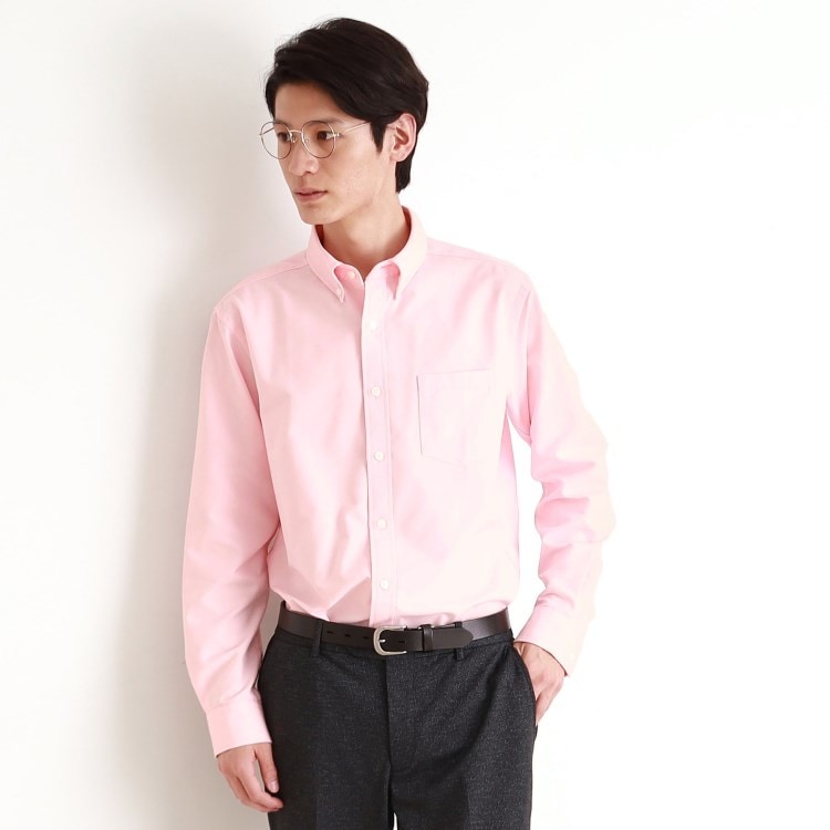 ザ ショップ ティーケー（メンズ）(THE SHOP TK(Men))の瞬乾オックスシャツ 速乾素材／ON・OFF対応 カジュアルシャツ