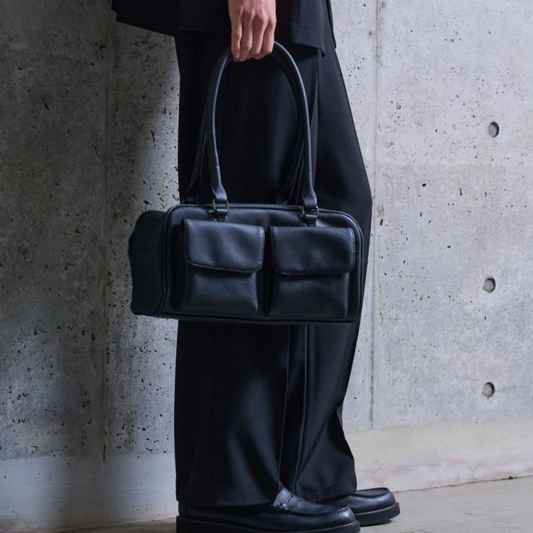 ザ ショップ ティーケー（メンズ）(THE SHOP TK(Men))のダブルフラップミニボストン ユニセックス／シーズンレス ボストンバッグ