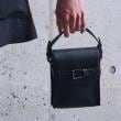 ザ ショップ ティーケー（メンズ）(THE SHOP TK(Men))のショルダーベルト付きミニハンドルバッグ 2WAY／ユニセックス ブラック(619)