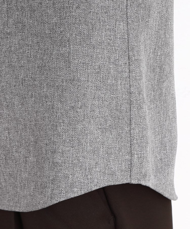 ザ ショップ ティーケー（メンズ）(THE SHOP TK(Men))のウールライクへリンボンシャツ リラックスシルエット20