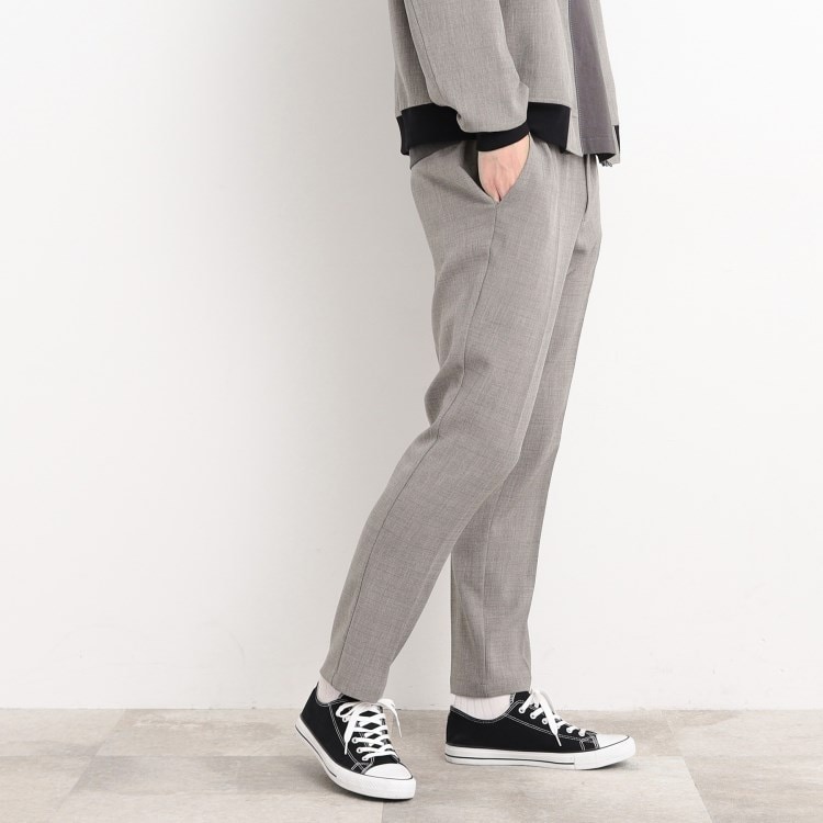 ザ ショップ ティーケー（メンズ）(THE SHOP TK(Men))の【CAVIAN/キャビアン】リサイクルシャークスキンスラックス セットアップ可 フルレングスパンツ
