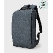 ザ ショップ ティーケー（メンズ）(THE SHOP TK(Men))の【薄型/満員電車対応】10ポケット軽量バックパック ON・OFF兼用／PCポケット付き ネイビー(094)