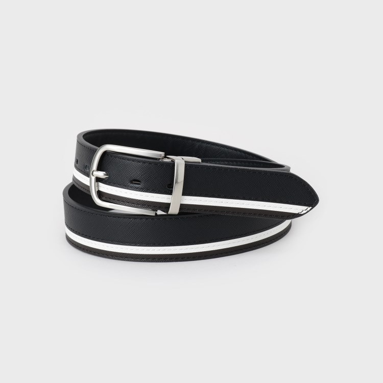 ザ ショップ ティーケー（メンズ）(THE SHOP TK(Men))のリバーシブルラインベルト ON／OFF対応 ベルト・サスペンダー