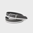 ザ ショップ ティーケー（メンズ）(THE SHOP TK(Men))のリバーシブルラインベルト ON／OFF対応 チャコールグレー(514)