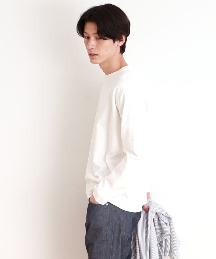 ザ ショップ ティーケー（メンズ）(THE SHOP TK(Men))のリンクスジャカード長袖Tシャツ ON／OFF兼用2