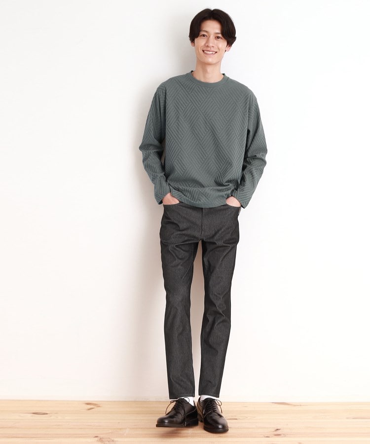 リンクスジャカード長袖Tシャツ ON/OFF兼用(Tシャツ) | THE リンクスジャカード長袖Tシャツ ON/OFF兼用(Tシャツ) | THE