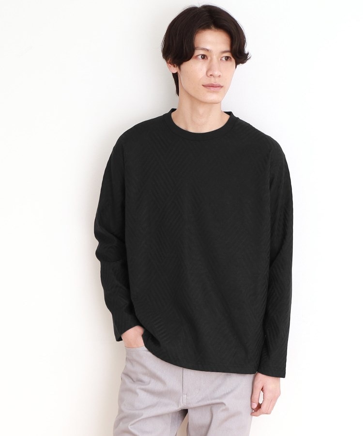 リンクスジャカード長袖Tシャツ ON/OFF兼用(Tシャツ) | THE リンクスジャカード長袖Tシャツ ON/OFF兼用(Tシャツ) | THE