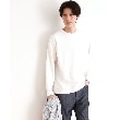 ザ ショップ ティーケー（メンズ）(THE SHOP TK(Men))のリンクスジャカード長袖Tシャツ ON／OFF兼用1