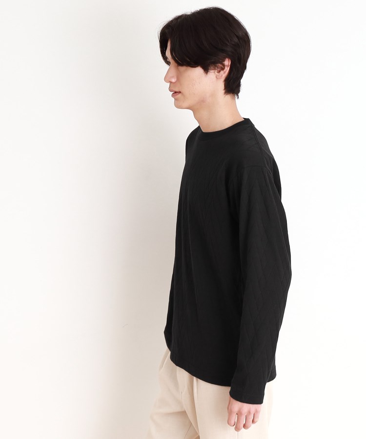 ザ ショップ ティーケー（メンズ）(THE SHOP TK(Men))のジオメトリックリンクス長袖Tシャツ ON／OFF兼用10