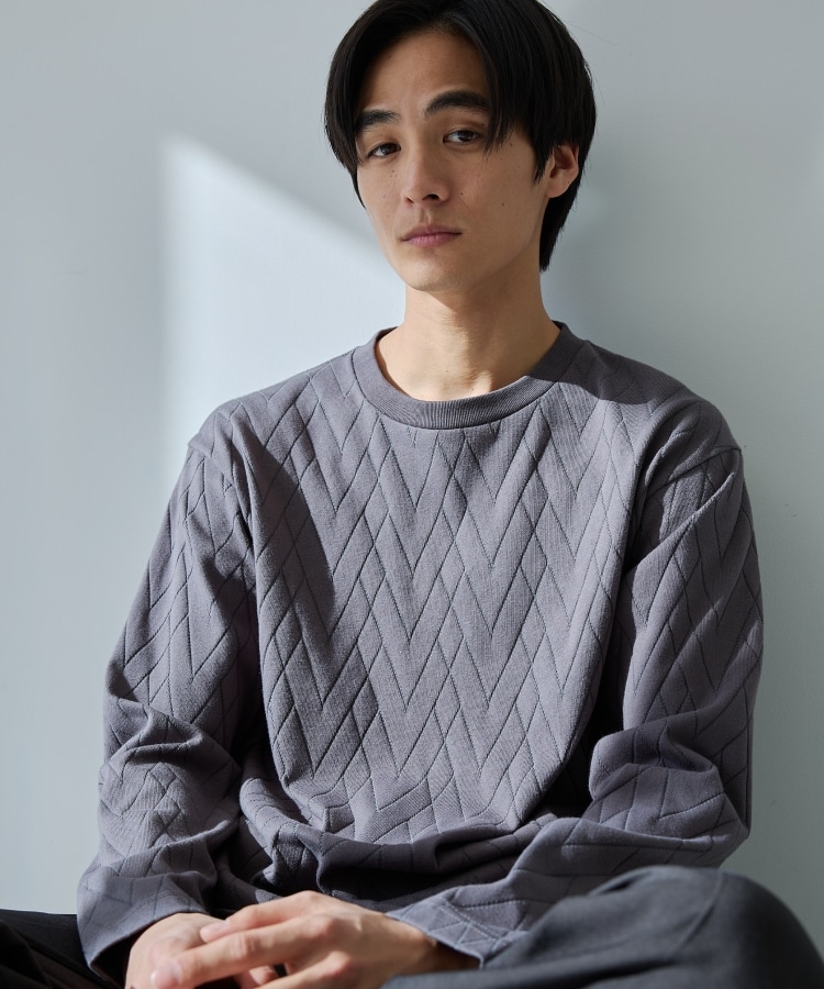 ジオメトリックリンクス長袖Tシャツ ON/OFF兼用(Tシャツ ジオメトリックリンクス長袖Tシャツ ON/OFF兼用(Tシャツ