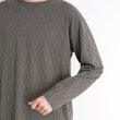 ザ ショップ ティーケー（メンズ）(THE SHOP TK(Men))のジオメトリックリンクス長袖Tシャツ ON／OFF兼用18