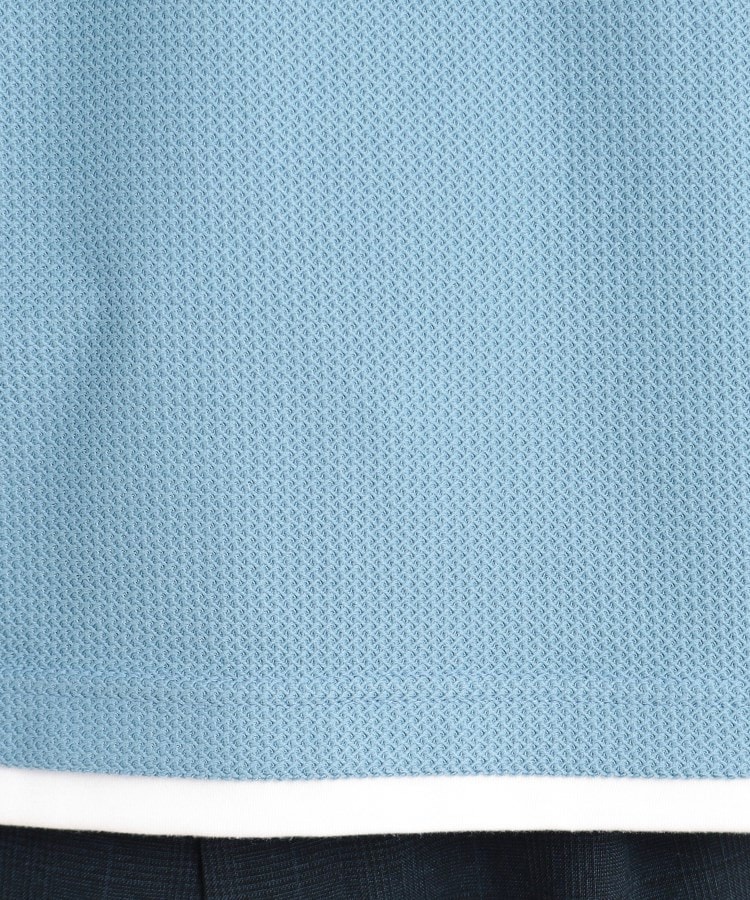 ザ ショップ ティーケー（メンズ）(THE SHOP TK(Men))のバスケット編みキーネックTシャツ21