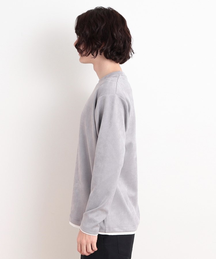 ザ ショップ ティーケー（メンズ）(THE SHOP TK(Men))のスウェードタッチフェイクレイヤードプルオーバー18