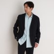 ザ ショップ ティーケー（メンズ）(THE SHOP TK(Men))のリネンライクシングルジャケット セットアップ可 ネイビー(094)