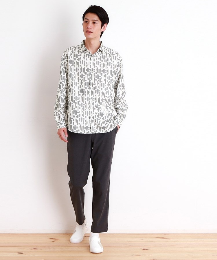 ザ ショップ ティーケー（メンズ）(THE SHOP TK(Men))のドライポリ長袖プリントシャツ11