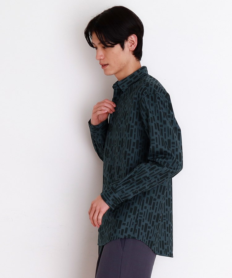 ザ ショップ ティーケー（メンズ）(THE SHOP TK(Men))のドライポリ長袖プリントシャツ13
