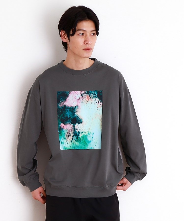 ザ ショップ ティーケー（メンズ）(THE SHOP TK(Men))のプリントリブ長袖Tシャツ5