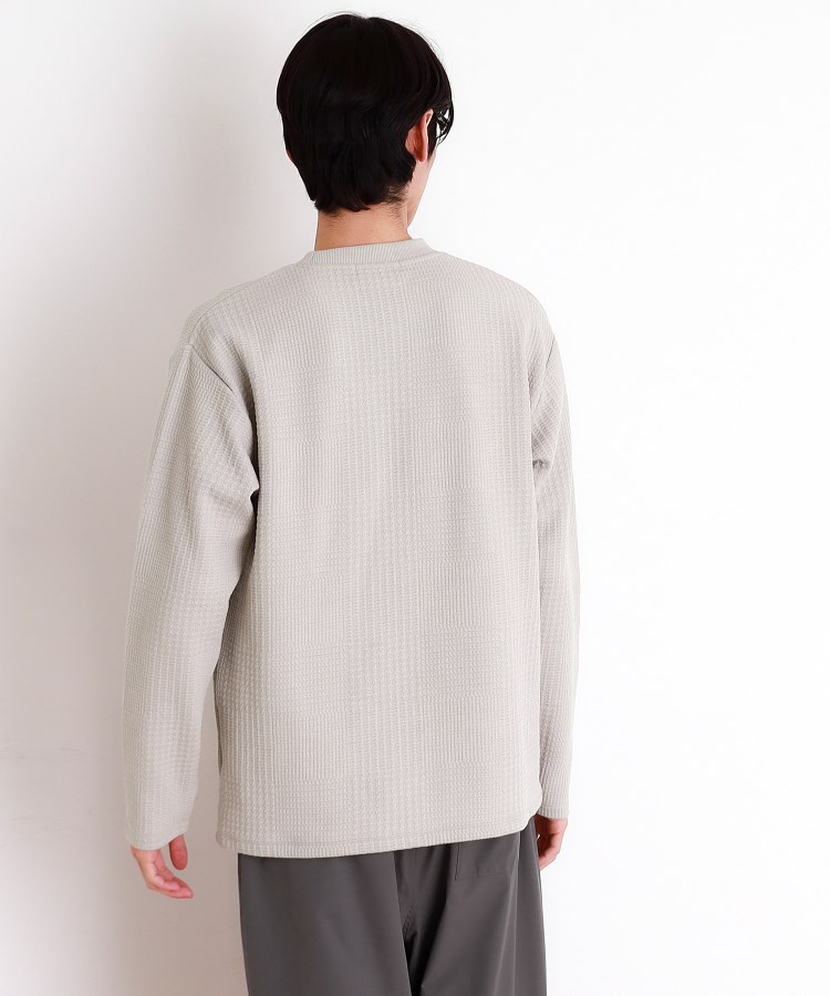 ザ ショップ ティーケー（メンズ）(THE SHOP TK(Men))のふくれジャガード長袖Tシャツ8