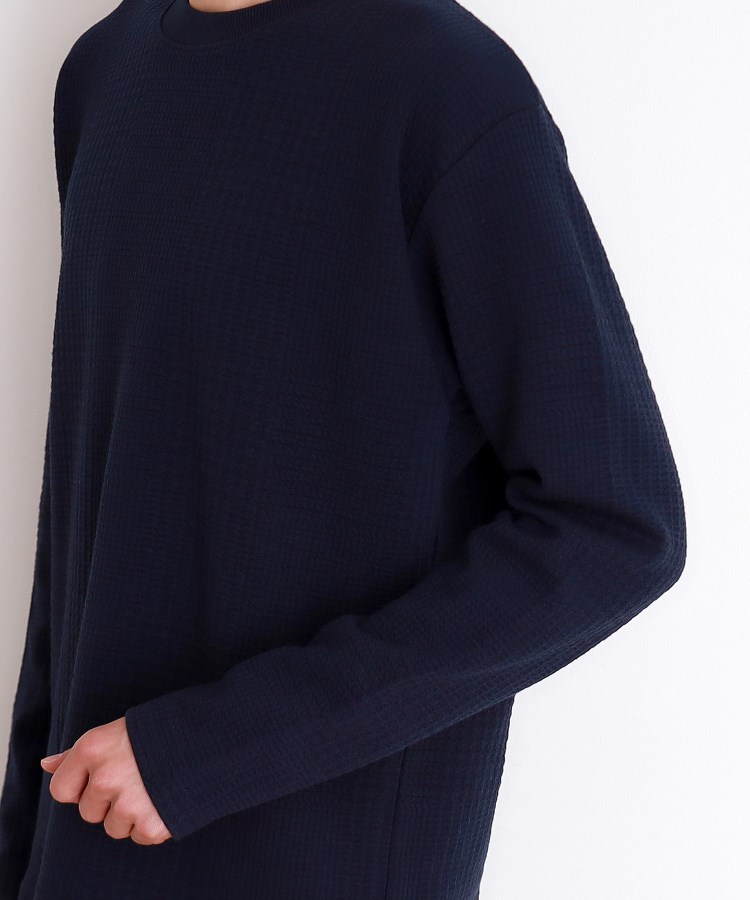 ザ ショップ ティーケー（メンズ）(THE SHOP TK(Men))のふくれジャガード長袖Tシャツ19