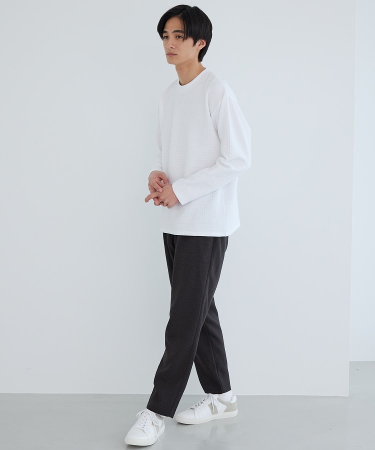 ザ ショップ ティーケー（メンズ）(THE SHOP TK(Men))のふくれジャガード長袖Tシャツ1