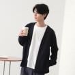 ザ ショップ ティーケー（メンズ）(THE SHOP TK(Men))のミニフクレアンサンブルカーディガン 【長袖カーディガン＋半袖Tシャツセットアイテム】6