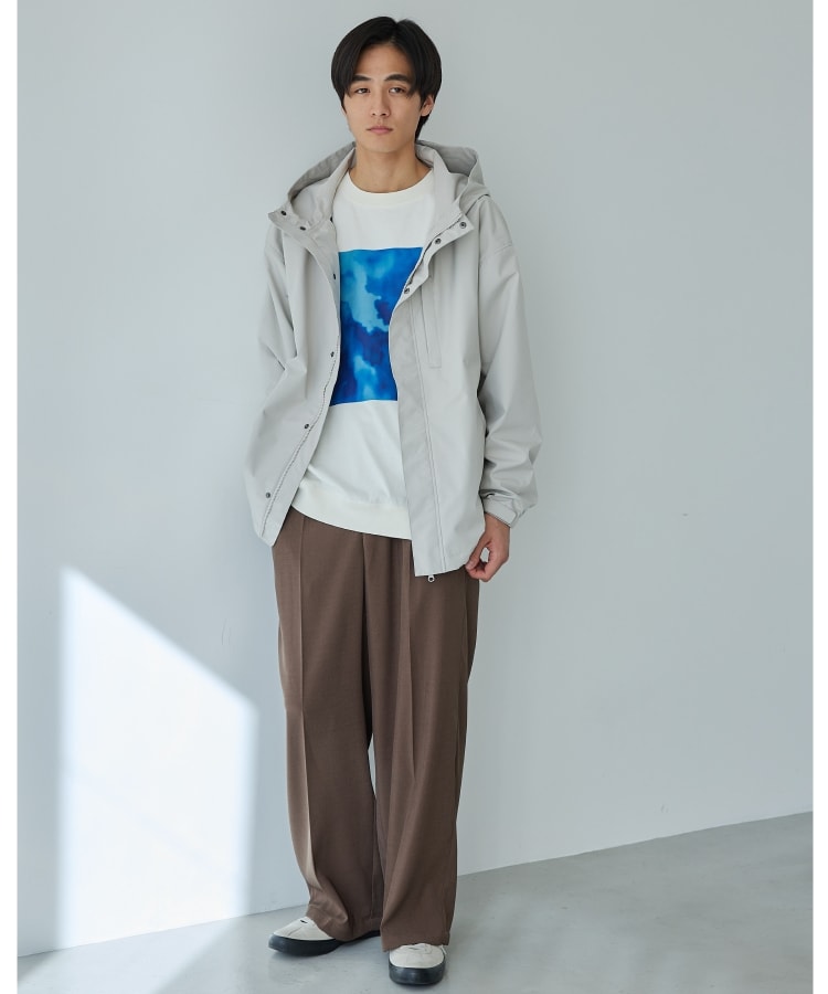 ザ ショップ ティーケー（メンズ）(THE SHOP TK(Men))のツイルワイドスラックス2