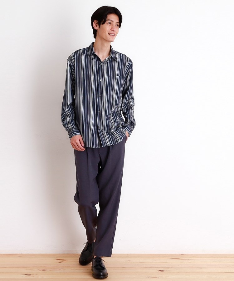 ザ ショップ ティーケー（メンズ）(THE SHOP TK(Men))のマルチストライプ長袖シャツ9